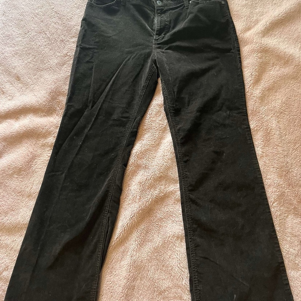 Eddie Bauer Dark Brown Corduroy Pants